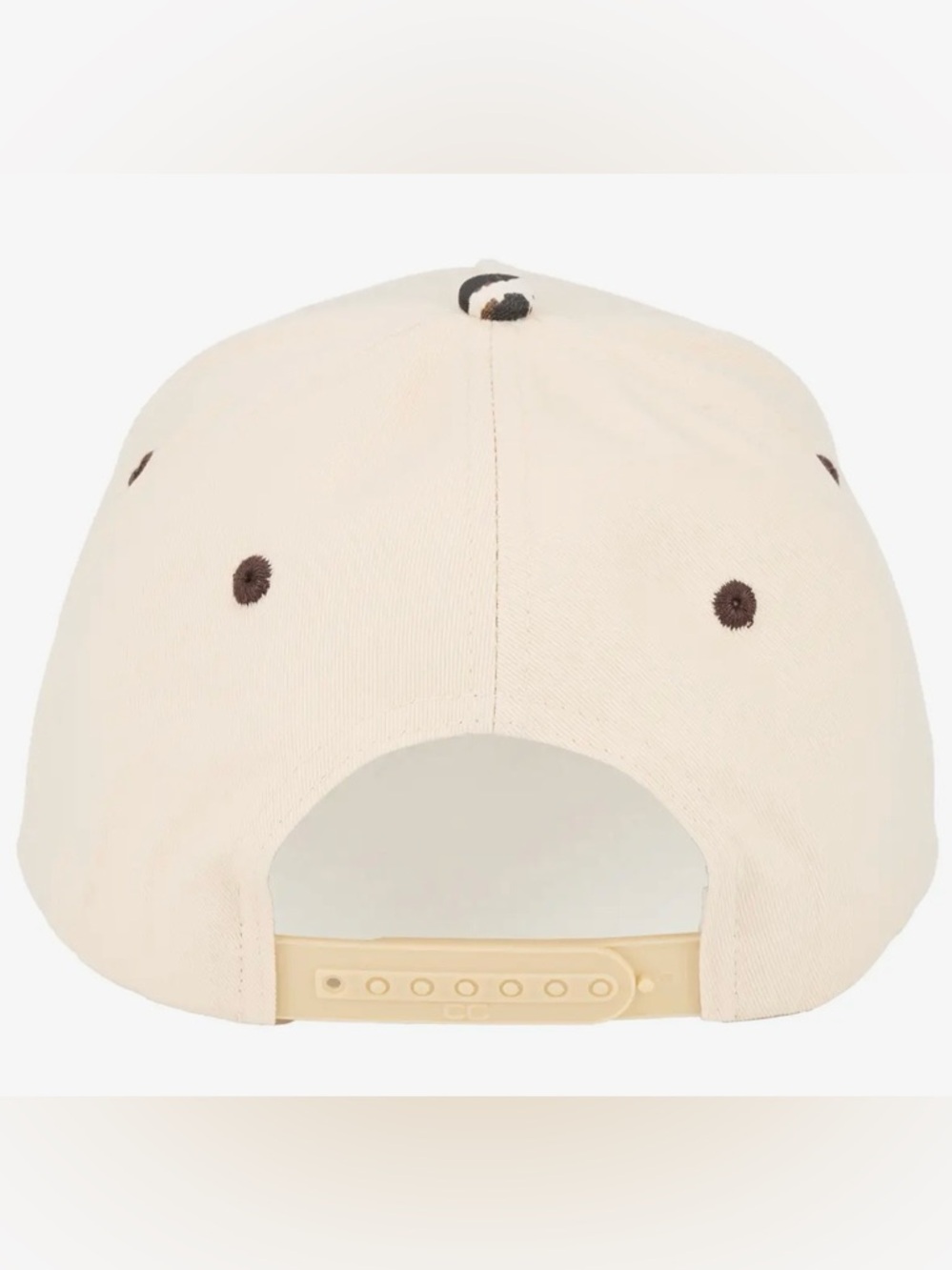 Trophy Wife Embroidered Beige & Brown Cow/Camo Baseball Cap - Picture 4 of 4